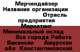 Мерчендайзер › Название организации ­ Fusion Service › Отрасль предприятия ­ Маркетинг › Минимальный оклад ­ 17 000 - Все города Работа » Вакансии   . Амурская обл.,Константиновский р-н